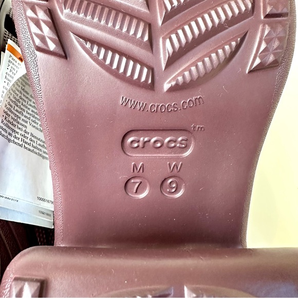 🔖 CROCS Siren Chain Clog High-Heel Stylish Unisex Light Weight - Picture 7 of 8